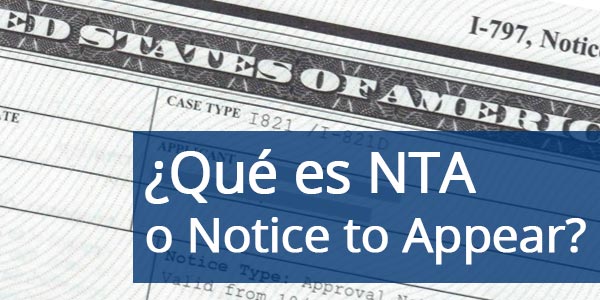 nta notice to appear
