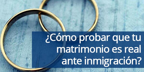 matrimonio es real inmigracion